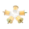Universal Motorcycle 5 Pcs 3/8" Inline Gas Fuel Filter (No Year)