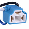 Car H4 Ceramic Headlight Harness Socket Connector Adaptor