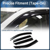 Hyundai Tucson Side Window Vent Visors Black 2016 Window Deflectors