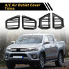 Toyota Tundra Carbon Fiber Air Vent AC Outlet Cover Trim Set (2022-2024)