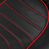 Harley Iron 883 XL883N (2016-2022) Black Red Driver & Passenger Seats