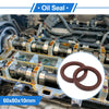 Oil Seal 60x80x10mm Seal Ring Rotary Shaft Seal FKM Rubber 2 x