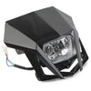 Kawasaki KLX, Yamaha 12V H4 Black Headlight Fairing