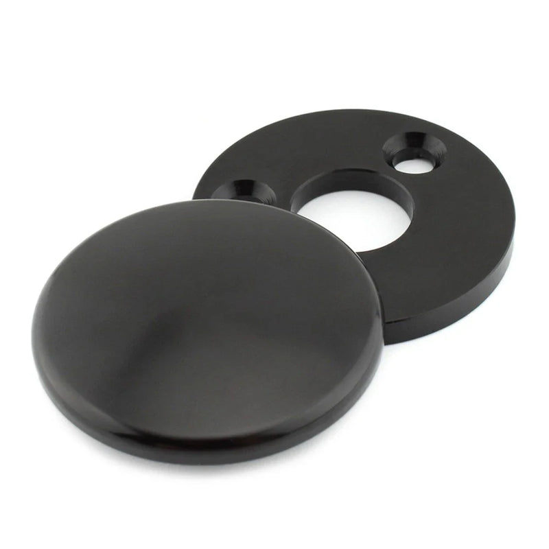 Harley Road King Fork Lock Cover Cap Black (1994 - Present)