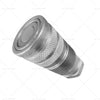 Bobcat Hydraulic Female Flat Faced Coupler 1/2" Body 3/4" SAE Thread