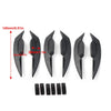 Universal Motorcycle Blue Fairing Winglets Side Spoiler Deflector Air Wings