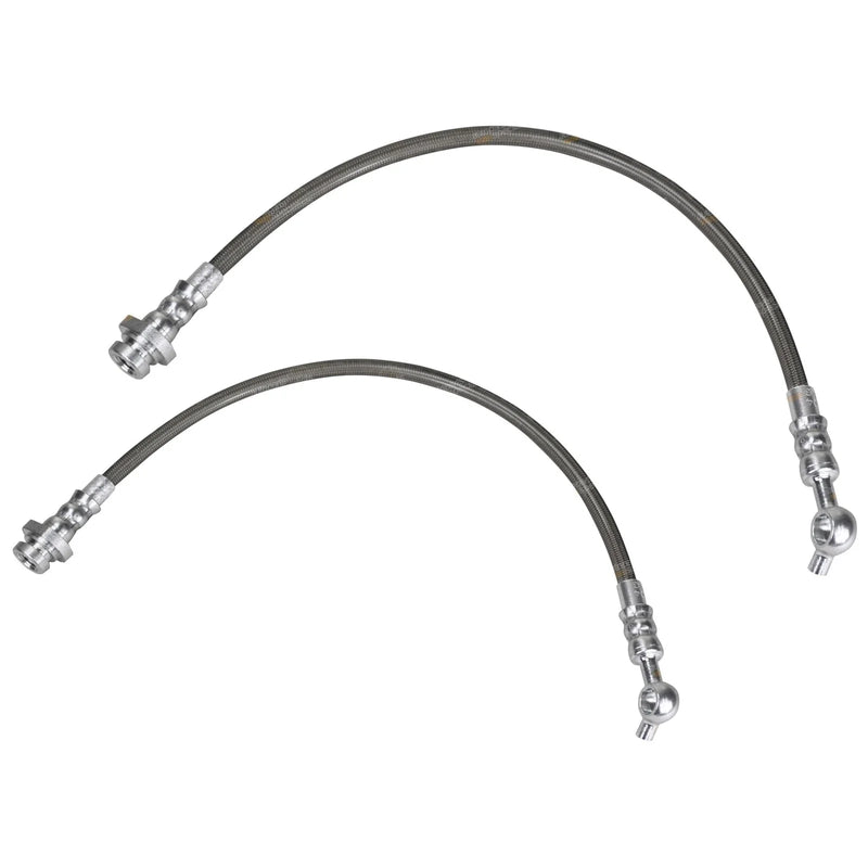 Patrol GQ Y60 + Ford Maverick Front Left & Right Braided Brake Lines
