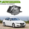 BMW 330i (2006 - 2008) Clear Black Left Fog Light Grille