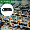 Make Model Oil Seal / 40x75x8mm / Rotary Shaft Seal NBR Black