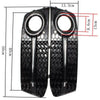 Audi A4 B8 Chrome Honeycomb Fog Light Covers (2009-2012)