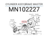 Grandis / Space Wagon Brake Master Cylinder (2004-2011)
