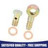 Motorcycle Car 2 x 10mm Hose Barb Bolt Fittings Bolt Washer Kit
