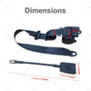 Truck 3M 3 Point Retractable Safety Seat Belt Strap (Universal)