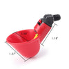 Chicken & Hen - PVC Fittings 4 Pack Automatic Poultry Water Drinking Cups