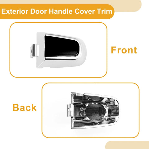 Chevrolet Malibu ABS Black Exterior Door Handle Cover Trim (2016-2018)
