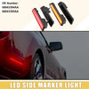 Dodge Amber Red Light  Pair Front Rear LED Side Marker Lights