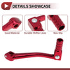 Honda CRF50 Red Folding Motorcycle Gear Shifter Lever (2004-2023)