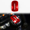 Red Carbon Fiber Gear Shift Level Knob Head Cover Trim Fits Mustang 2015-2018