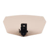 Universal Adjustable Clip-On Windshield Air Deflector - Smoke & Black