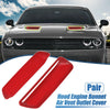 Dodge Challenger Engine Hood Air Conditioner Outlet Cover Trim Red (2015-2023)