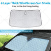 Ford Transit Custom 6 Layer Thick WindScreen Sun Shade (2013-2022)
