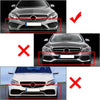 Benz C-Class W205 Carbon Fiber Style Front Bumper (2015-2018)