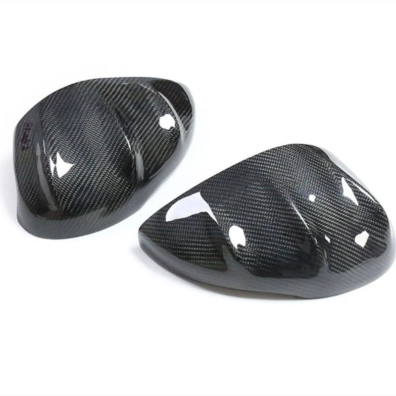 Honda Civic 11th Gen (2022-2023) Black Carbon Fiber 2 x Rear View Mirror Covers