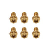 Bike Motorcycle 6pcs M6x20mm Titanium Torx Head Flange Bolts