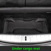 Tesla Model X TPE Black Frunk/Trunk Cargo Liner Pad Mat (2016–2020)