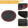 Dodge Ram 2023-2025 Gas Tank Flap Carbon Fiber Black Fuel Tank Door Cap