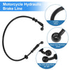 Motorcycle 60 cm Motorcycle Brake Clutch Oil Hose Nylon PU Stainless Steel Wire Braid