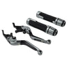 Kawasaki Ninja 650R Extendable Brake Clutch Lever Grip Set (2006-2011)