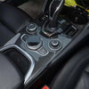 Alfa Romeo Giulia 2020-2025 Real Carbon Fiber Console Gear Shift Panel Cover