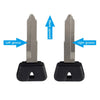 YAMAHA SVS400 XJR1200 FJR1300 R1 R6 FZ1 FZ6 Uncut Blade Blank Key