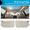 Nissan Pathfinder, Infiniti QX60, JX35 Grey Sun Visor W/Mirror (2013-2020)