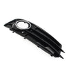 Audi A3 2003-2012 Front Bumper Fog Light Grille Cover with Chrome Ring
