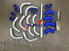 Car Model 600x300x76mm Front Mount Intercooler + 3" Piping + Red Hose
