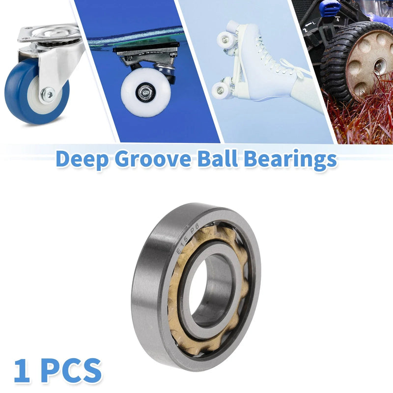 Scooter Skateboard Wheel E15 Deep Groove Ball Bearings 15x35x8mm