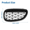 BMW 5 Series E60 (2004-2009) Black Pair Front Hood Bumper Grille