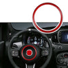 Fiat 500 2012-2019 Dry Carbon Fiber Steering Wheel Center Trim Ring