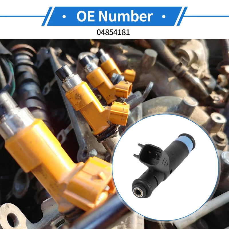 Jeep Wrangler 4.0L Fuel Injector No.04854181 (1999-2004)