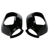 Honda Goldwing GL1800 Black Rear View Mirror Case Covers (2001-2017)