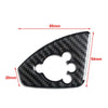 Audi TT TTRS Carbon Fiber Interior Door Lock Button Cover Trim (2008-2014)