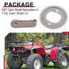 Honda Fourtrax TRX300 Camshaft Sprocket 38T & Cam Timing Chain (1988–2000)