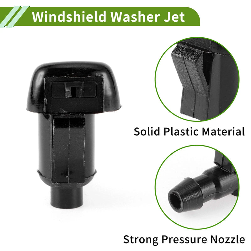 GMC 1x Windshield Washer Nozzle with Hose Connector