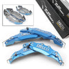 Universal Car Front & Rear Blue 4 Pcs 3D Metal Brake Caliper Covers