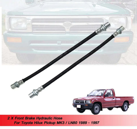 Toyota Hilux MK3 LN50 Front Brake Hydraulic Hose (1989-1997)