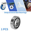Deep Groove Ball Bearings 15x32x8mm 1 pc Silver Tone