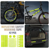 Bike Motorcycle 42pcs / Reflective Safety Warning Tape