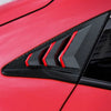 Honda Civic 10th Carbon Fiber Side Window Louver Covers (2016-2021)